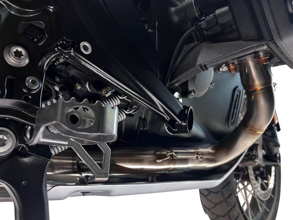 Scarico GPR compatibile con  Bmw R 1300 R / RS 2025-2026, Decatalizzatore Inox, Collettore in titanio decatalizzore, applicazione racing