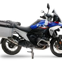 GPR TECH COMPATIBILE CON Bmw R 1300 GS 2024/2026 GPR TECH COPPIA DI VALIGIE LATERALI ARGENTO ALPI-TECH 38 LT. + 38 LT. CON TELAIO SPECIFICO 
