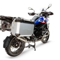 GPR TECH COMPATIBILE CON Bmw R 1300 GS 2024/2026 GPR TECH COPPIA DI VALIGIE LATERALI ARGENTO ALPI-TECH 38 LT. + 38 LT. CON TELAIO SPECIFICO 