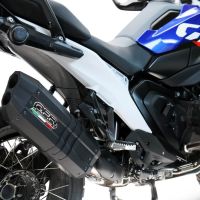 Scarico GPR compatibile con  Bmw R 1300 R / RS 2025-2026, Hyper Sonic Black Titanium, Scarico omologato, silenziatore con db killer estraibile e raccordo specifico