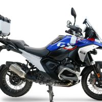 TOP CASE - BAULETTO GPR TECH COMPATIBILE CON Bmw R 1300 GS 2024/2026 GPR TECH BAULETTO TOP CASE ALPI-TECH 35 LT. COLORE ARGENTO CON PIASTRA PER PORTA PACCHI ORIGINALE 