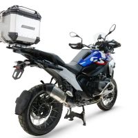 TOP CASE - BAULETTO GPR TECH COMPATIBILE CON Bmw R 1300 GS 2024/2026 GPR TECH BAULETTO TOP CASE ALPI-TECH 35 LT. COLORE ARGENTO CON PIASTRA PER PORTA PACCHI ORIGINALE 