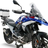 TOP CASE - BAULETTO GPR TECH COMPATIBILE CON Bmw R 1300 GS 2024/2026 GPR TECH BAULETTO TOP CASE ALPI-TECH 35 LT. COLORE ARGENTO CON PIASTRA PER PORTA PACCHI ORIGINALE 