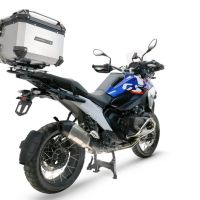 TOP CASE - BAULETTO GPR TECH COMPATIBILE CON Bmw R 1300 GS 2024/2026 GPR TECH BAULETTO TOP CASE ALPI-TECH 55 LT COLORE ARGENTO CON PIASTRA PER PORTA PACCHI ORIGINALE 