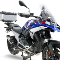 TOP CASE - BAULETTO GPR TECH COMPATIBILE CON Bmw R 1300 GS 2024/2026 GPR TECH BAULETTO TOP CASE ALPI-TECH 55 LT COLORE ARGENTO CON PIASTRA PER PORTA PACCHI ORIGINALE 
