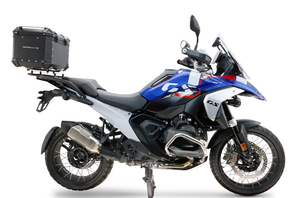 TOP CASE - BAULETTO GPR TECH COMPATIBILE CON Bmw R 1300 GS 2024/2026 GPR TECH BAULETTO TOP CASE ALPI-TECH 35 LT. COLORE NERO CON PIASTRA PER PORTA PACCHI ORIGINALE 