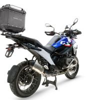TOP CASE - BAULETTO GPR TECH COMPATIBILE CON Bmw R 1300 GS 2024/2026 GPR TECH BAULETTO TOP CASE ALPI-TECH 35 LT. COLORE NERO CON PIASTRA PER PORTA PACCHI ORIGINALE 