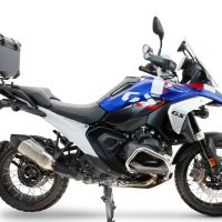 TOP CASE - BAULETTO GPR TECH COMPATIBILE CON Bmw R 1300 GS 2024/2026 GPR TECH BAULETTO TOP CASE ALPI-TECH 45 LT. COLORE NERO CON PIASTRA PER PORTA PACCHI ORIGINALE 
