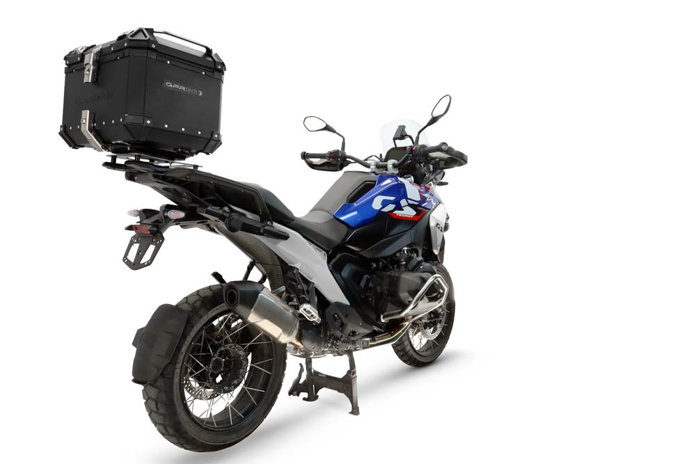 TOP CASE - BAULETTO GPR TECH COMPATIBILE CON Bmw R 1300 GS 2024/2026 GPR TECH BAULETTO TOP CASE ALPI-TECH 45 LT. COLORE NERO CON PIASTRA PER PORTA PACCHI ORIGINALE 
