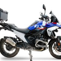 TOP CASE - BAULETTO GPR TECH COMPATIBILE CON Bmw R 1300 GS 2024/2026 GPR TECH BAULETTO TOP CASE ALPI-TECH 55 LT COLORE NERO CON PIASTRA PER PORTA PACCHI ORIGINALE 