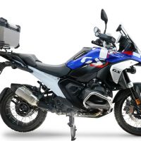  Bmw R 1300 GS Adventure 2024/2026 GPR TECH BAULETTO IN TITANIO TOP CASE ALPI-TECH 55 LT. SERIE TITANIUM CON PIASTRA SPECIFICA 