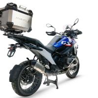  Bmw R 1300 GS Adventure 2024/2026 GPR TECH BAULETTO IN TITANIO TOP CASE ALPI-TECH 55 LT. SERIE TITANIUM CON PIASTRA SPECIFICA 