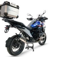 Bmw R 1300 GS Adventure 2024/2026 GPR TECH BAULETTO IN TITANIO TOP CASE ALPI-TECH 55 LT. SERIE TITANIUM CON PIASTRA SPECIFICA 
