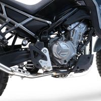 GPR exhaust compatible with  Cf Moto 450 MT 2024-2024, Decatalizzatore, Decat pipe 