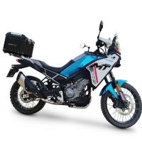 TOP CASE - BAULETTO GPR TECH COMPATABILE CON Cf Moto 450MT 2023/2025 Euro5 Plus GPR TECH BAULETTO TOP CASE ALPI-TECH 35 LT. COLORE NERO CON PIASTRA SPECIFICA 