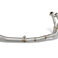 Exhaust compatible with Honda Crf 1100 L Africa Twin Adventure Sport 2020-2025, Decatalizzatore, Decat pipe 