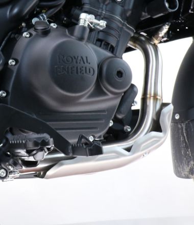 Exhaust compatible with Royal Enfield Himalayan 450 2024-2025, Decatalizzatore, Decat pipe 