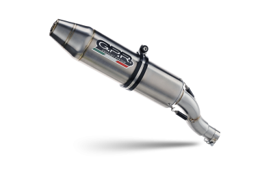 Exhaust compatible with Adly 320 S 2005-2021, Deeptone Atv, Homologated legal full system exhaust, including removable db killer 