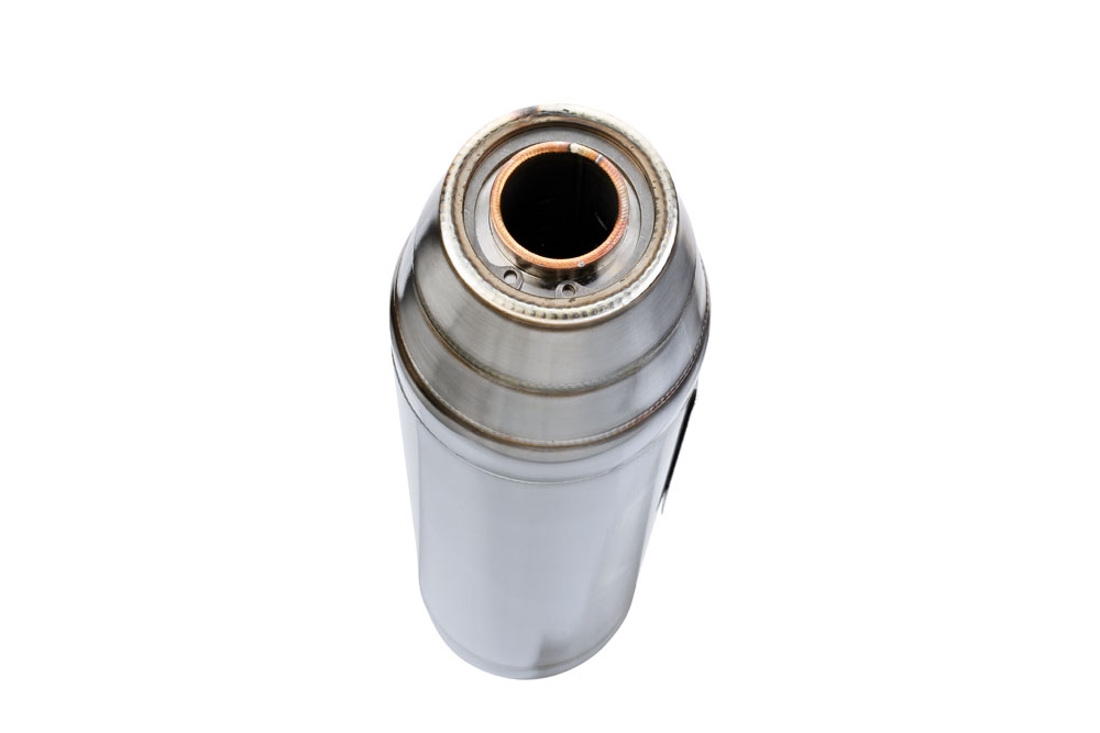 Exhaust compatible with Yamaha Zuma 125 2009-2015, Deeptone Inox, Racing full system exhaust, including removable db killer 