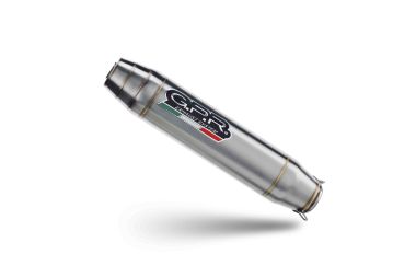 Scarico compatibile con Tuning TUNING 1980-2021, Deeptone Inox, Silenziatore Racing da adattare al collettore originale,fornito con db killer estraibile