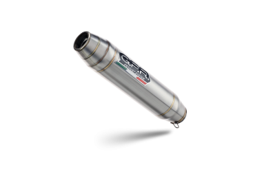 Exhaust compatible with Ducati Hypermotard 821 2013-2016, Deeptone Inox, Racing slip-on exhaust including link pipe 