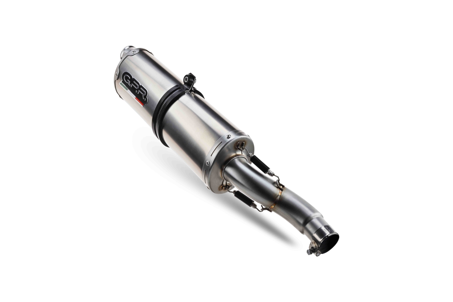 Scarico compatibile con Aprilia Tuareg 660 2021-2024, Dual Inox, Scarico omologato, silenziatore con db killer estraibile e raccordo specifico