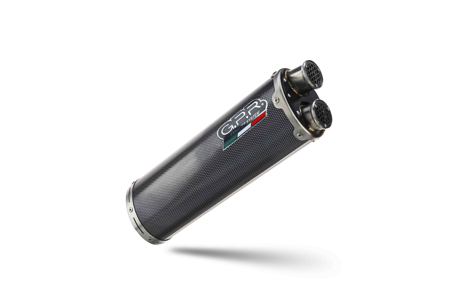Scarico compatibile con Voge 650DSX 2021-2024, Dual Poppy, Terminale di scarico omologato,fornito con db killer estraibile,catalizzatore e collettore