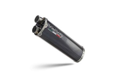 Exhaust compatible with Yamaha Tenere 700 2025-2026, Dual Poppy, Homologated legal slip-on exhaust including removable db killer and link pipe 