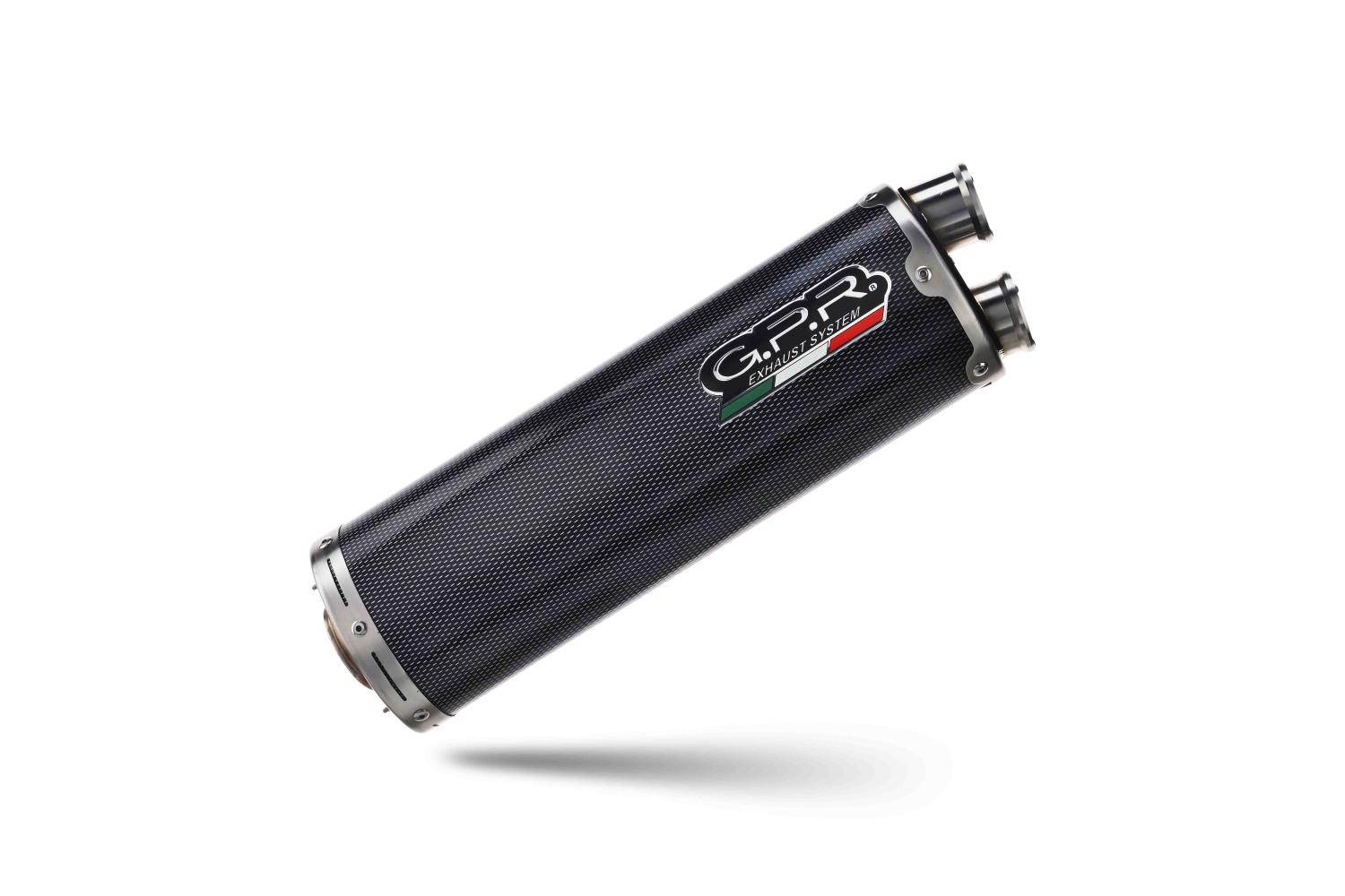 Scarico compatibile con Voge 650DSX 2021-2024, Dual Poppy, Terminale di scarico omologato,fornito con db killer estraibile,catalizzatore e collettore