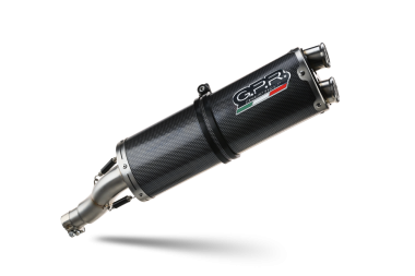 Scarico compatibile con Voge 650DSX 2021-2024, Dual Poppy, Terminale di scarico omologato,fornito con db killer estraibile,catalizzatore e collettore