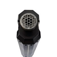 Exhaust compatible with Ktm LC 8 Super Adventure 1290 R 2021-2024, Sonic Poppy, Homologated legal full system exhaust, including removable db killer and catalyst 
