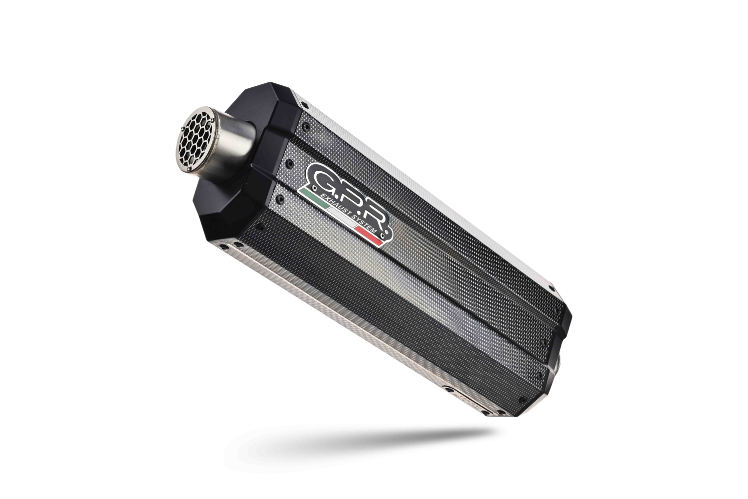 Exhaust compatible with Ktm LC 8 Super Adventure 1290 R 2021-2024, Sonic Poppy, Homologated legal full system exhaust, including removable db killer and catalyst 