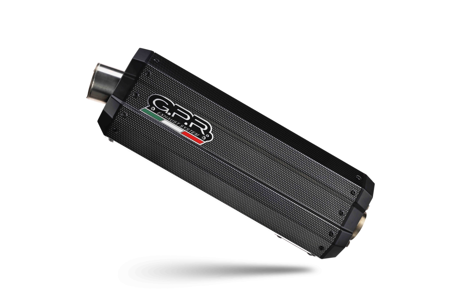 Exhaust compatible with Ktm LC 8 Super Adventure 1290 R 2021-2024, Sonic Poppy, Homologated legal full system exhaust, including removable db killer and catalyst 