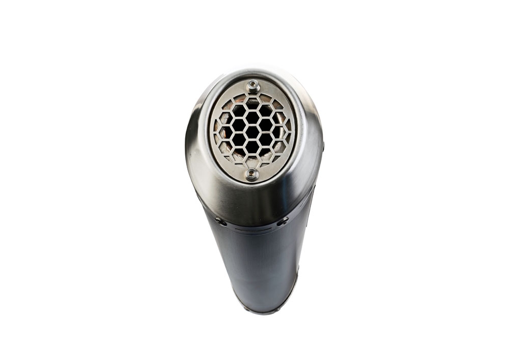 Exhaust compatible with Yamaha Zuma 125 2009-2015, Evo4 Road, Homologated legal full system exhaust, including removable db killer and catalyst 