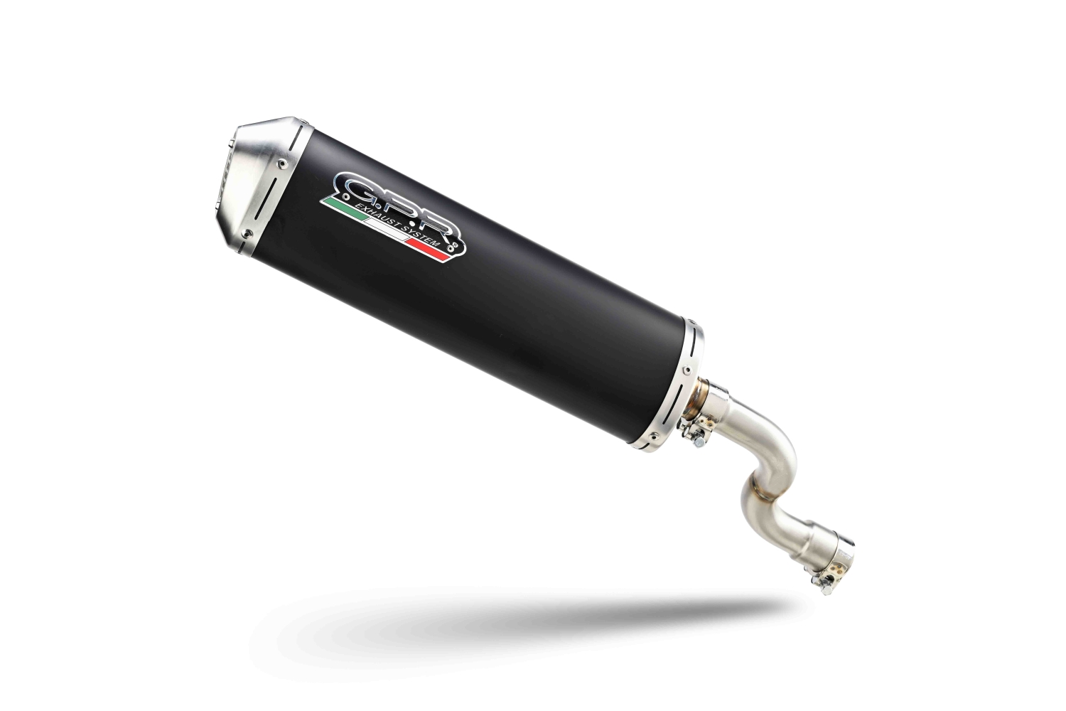 Exhaust compatible with Yamaha Zuma 125 2009-2015, Evo4 Road, Homologated legal full system exhaust, including removable db killer and catalyst 