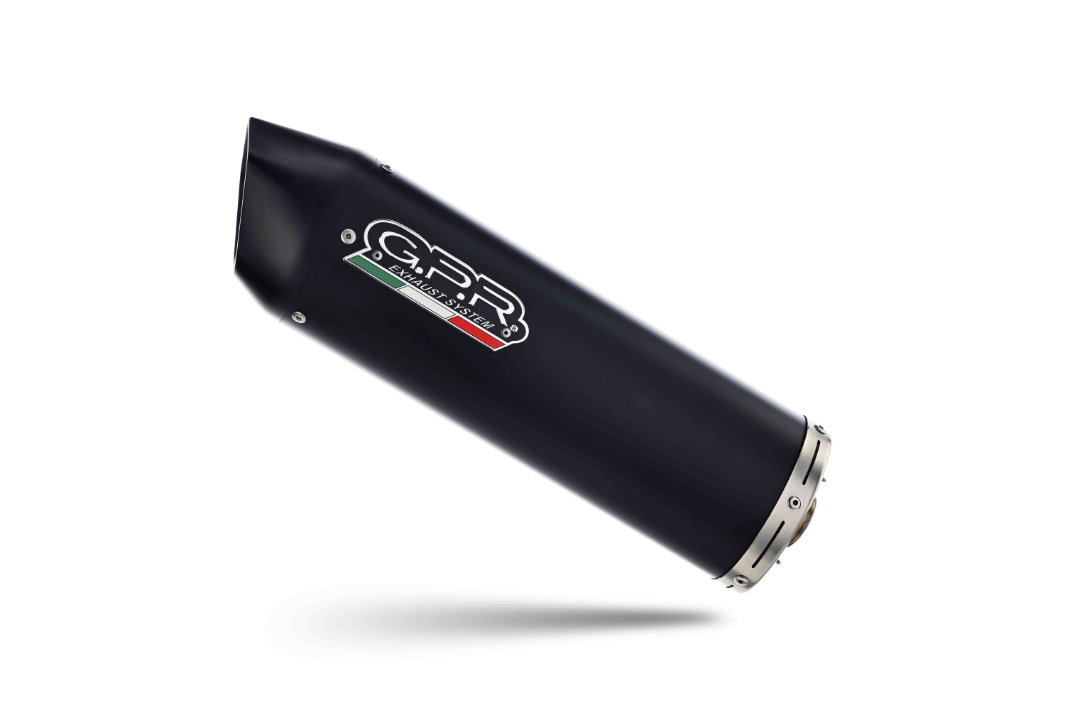 Exhaust compatible with Yamaha Mt-25 250 2021-2025, FURORE EVO4 NERO, Homologated legal slip-on exhaust including removable db killer and link pipe 
