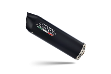 Exhaust compatible with Rieju Mrx - Smx 125 2002-2008, Furore Nero, Homologated legal full system exhaust, including removable db killer 