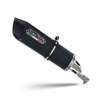 Exhaust compatible with Yamaha Mt-25 250 2021-2025, FURORE EVO4 NERO, Homologated legal slip-on exhaust including removable db killer and link pipe 