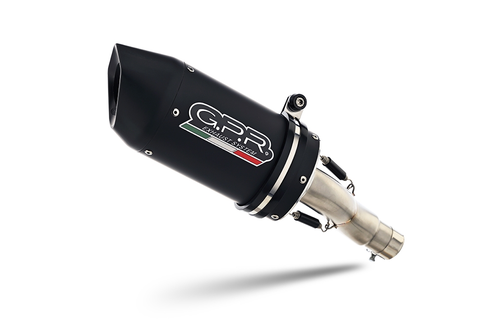 Scarico compatibile con Husqvarna Svartpilen 401 2021-2023, Furore Evo4 Nero, Scarico omologato, silenziatore con db killer estraibile e raccordo specifico