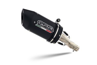 Exhaust compatible with Honda Cbr 1000 Rr 2014-2016, Furore Nero, Racing slip-on exhaust including link pipe 