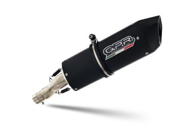 Scarico compatibile con Husqvarna Supermoto 701 2021-2024, Furore Evo4 Nero, Terminale di scarico omologato,fornito con db killer estraibile,catalizzatore e collettore
