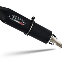 Scarico compatibile con Ktm Smc 690 R 2019-2020, Furore Nero, Terminale di scarico Racing, con raccordo specifico e db killer estraibile, non conforme per uso stradale