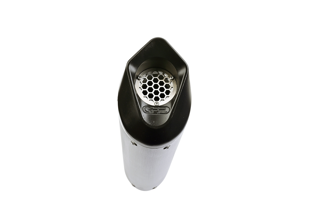 Exhaust compatible with Ktm SMT 890 2025-2026, Furore Evo4 Nero, Homologated legal slip-on exhaust including removable db killer and link pipe 
