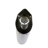 Exhaust compatible with Ktm SMT 890 2025-2026, Furore Evo4 Nero, Homologated legal slip-on exhaust including removable db killer and link pipe 