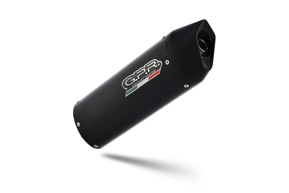 Exhaust compatible with Ktm Enduro 690 R 2007-2016, Furore Nero, Homologated legal full system exhaust, including removable db killer 
