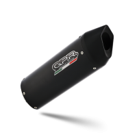 Exhaust compatible with Moto Guzzi V85 TT 2019-2020, Furore Nero, Racing slip-on exhaust including link pipe 