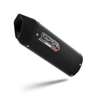 Exhaust compatible with Ktm Adventure 890 2025-2026, Furore Nero, Racing slip-on exhaust including link pipe 