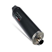 Exhaust compatible with Yamaha Zuma 125 2009-2015, Furore Nero, Racing full system exhaust, including removable db killer 