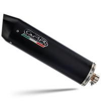 Exhaust compatible with Yamaha Zuma 125 2009-2015, Furore Nero, Racing full system exhaust, including removable db killer 