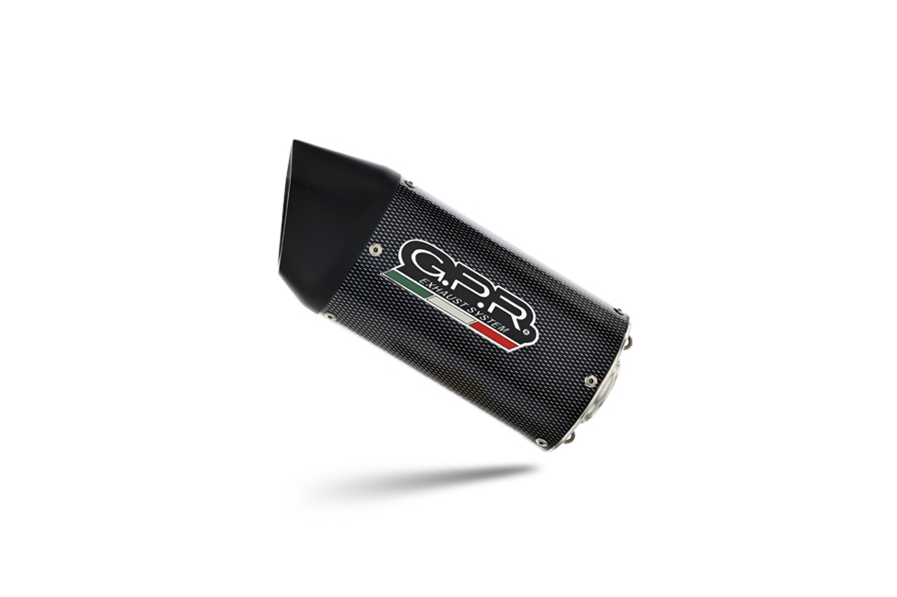 Exhaust compatible with Honda Crf 300 L - Rally 2021-2024, Furore Poppy, Racing slip-on exhaust, including link pipe and removable db killer 